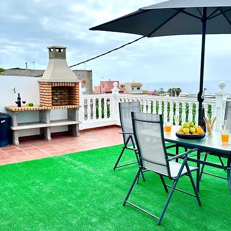 Maravilloso Atico Con Terraza, Vistas, Bbq, Wifi * La Laguna