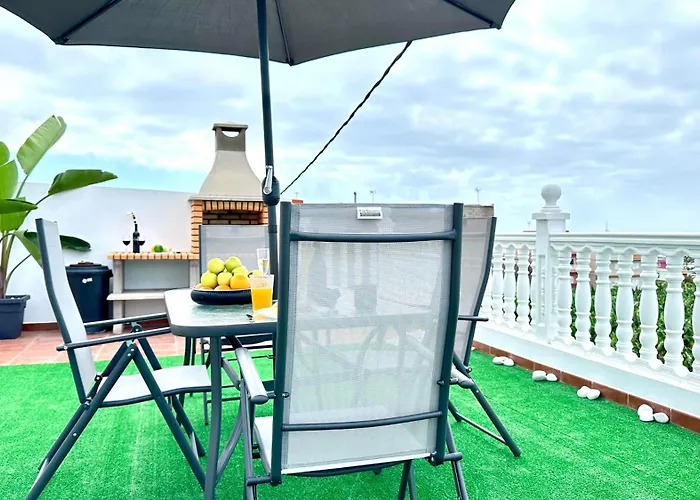 Maravilloso Atico Con Terraza, Vistas, Bbq, Wifi 라 라구나