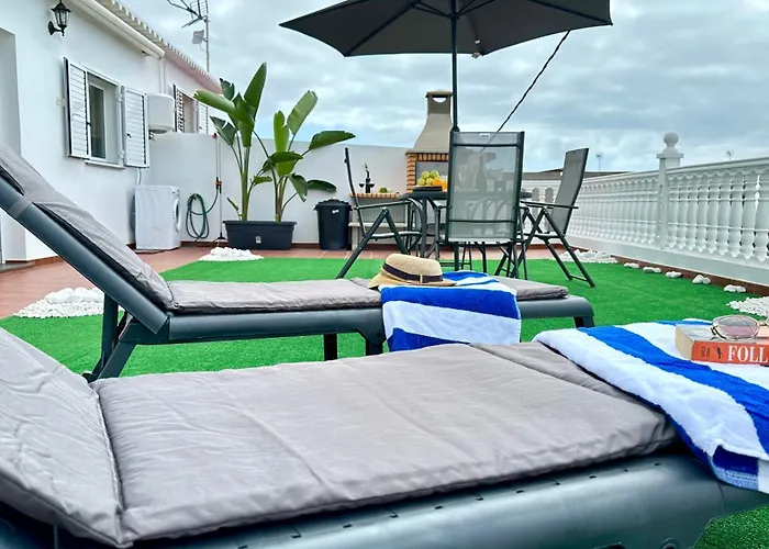 아파트 Maravilloso Atico Con Terraza, Vistas, Bbq, Wifi
